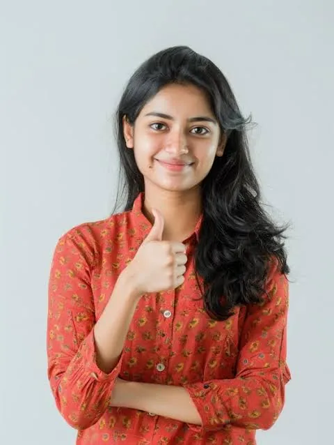 Portrait of a smiling student
